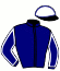 casaque portée par Ducre Mlle M. jockey du cheval de course FERRERO DU LOISIR, information pmu ZETURF