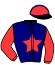 casaque portée par Chauve-laffay Q. jockey du cheval de course LIBERIAN GIRL, information pmu ZETURF