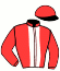 casaque portée par Izzo M. jockey du cheval de course LOUNA STAR, information pmu ZETURF