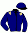 casaque portée par Grandin M. jockey du cheval de course SOVEREIGN, information pmu ZETURF