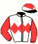 casaque portée par Germain Mlle M. jockey du cheval de course LILY APPLE, information pmu ZETURF casaque portée par Germain Mlle M. jockey du cheval de course LILY APPLE, information pmu ZETURF