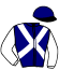 casaque portée par Grosbois C. jockey du cheval de course TOUJOURS PLUS, information pmu ZETURF