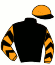 casaque portée par Trullier T. jockey du cheval de course KENNELLA (FR), information pmu ZETURF