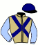 casaque portée par Boche D. jockey du cheval de course IRIS D'ARGENT (FR), information pmu ZETURF