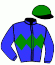 casaque portée par Demuro C. jockey du cheval de course LAGETTA (DE), information pmu ZETURF
