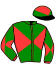 casaque portée par Lebouc Hug. jockey du cheval de course MINIKING (FR), information pmu ZETURF