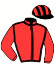 casaque portée par Congiu G. jockey du cheval de course BELLA AMARILLA (FR), information pmu ZETURF