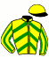 casaque portée par Lemaitre A. jockey du cheval de course AS DES FLANDRES (FR), information pmu ZETURF