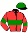 casaque portée par Santiago Mlle D. jockey du cheval de course PRETOR (PL), information pmu ZETURF