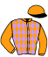 casaque portée par Mosse G. jockey du cheval de course ZIMBALDINO (FR), information pmu ZETURF