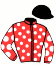 casaque portée par Stefan C. jockey du cheval de course RONALDO (DE), information pmu ZETURF