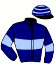 casaque portée par Bachelot T. jockey du cheval de course RISPETTA (GB), information pmu ZETURF