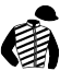 casaque portée par Besnier H. jockey du cheval de course SEVENTH SEAL (FR), information pmu ZETURF