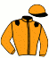 casaque portée par Demuro C. jockey du cheval de course BALLADE SONG (GB), information pmu ZETURF