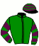casaque portée par Vogt Mlle S. jockey du cheval de course SWEET MASTER (FR), information pmu ZETURF