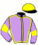 casaque portée par Nicco Mlle A. jockey du cheval de course POET'S BLACK (FR), information pmu ZETURF