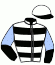 casaque portée par Benoist G. jockey du cheval de course NO BREXIT (FR), information pmu ZETURF