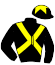 casaque portée par Pasquier S. jockey du cheval de course SI SENORITA (FR), information pmu ZETURF