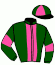 casaque portée par Maillot S. jockey du cheval de course POWHATAN (FR), information pmu ZETURF