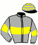 casaque portée par Boisseau L. jockey du cheval de course CHARLY (IE), information pmu ZETURF