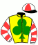 casaque portée par Van Den Troost Mme A. jockey du cheval de course ZAWADI (DE), information pmu ZETURF