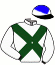casaque portée par Demuro C. jockey du cheval de course MUCH STYLE (FR), information pmu ZETURF