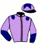 casaque portée par Chuette Mlle S. jockey du cheval de course GRAVITY FORCE (GB), information pmu ZETURF
