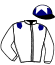casaque portée par Benoist G. jockey du cheval de course ALBIR (FR), information pmu ZETURF