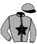 casaque portée par Hardouin E. jockey du cheval de course SHAHZADEH (FR), information pmu ZETURF