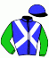 casaque portée par Boudot P. C. jockey du cheval de course CHEZ PIERRE (FR), information pmu ZETURF
