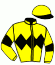 casaque portée par Valle Skar Mlle F. jockey du cheval de course LOVNI TENDER (FR), information pmu ZETURF