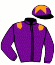 casaque portée par Besnier H. jockey du cheval de course BI BOP (FR), information pmu ZETURF