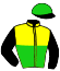 casaque portée par Tavares Oliveira H. M. jockey du cheval de course CARDINO (FR), information pmu ZETURF