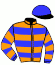 casaque portée par Mosse G. jockey du cheval de course INJERA (US), information pmu ZETURF