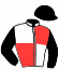 casaque portée par Fayos Martin B. jockey du cheval de course MARACAY (ES), information pmu ZETURF