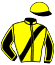casaque portée par Koyuncu Mme S. jockey du cheval de course PRIVATEJOY (FR), information pmu ZETURF