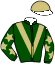 casaque portée par Braye K. jockey du cheval de course MOREMI (FR), information pmu ZETURF
