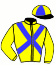 casaque portée par Roth Le Vaillant G. jockey du cheval de course MAKSAB (IE), information pmu ZETURF