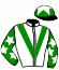 casaque portée par Marie B. jockey du cheval de course POP ROCKS (FR), information pmu ZETURF