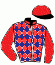 casaque portée par Angius G. jockey du cheval de course MAX ZORIN, information pmu ZETURF