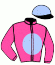 casaque portée par Hardouin E. jockey du cheval de course ANGELISSIMA, information pmu ZETURF