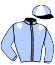 casaque portée par Mendizabal I. jockey du cheval de course VAL BASSETT (FR), information pmu ZETURF
