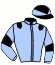 casaque portée par Seguy V. jockey du cheval de course LEVANT, information pmu ZETURF