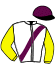 casaque portée par Murzabayev B. jockey du cheval de course DISHINA (DE), information pmu ZETURF