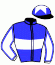 casaque portée par Mendizabal I. jockey du cheval de course ONE SWEET DAY (IE), information pmu ZETURF