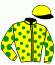 casaque portée par Lemaitre A. jockey du cheval de course LADY DAY (FR), information pmu ZETURF