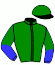 casaque portée par Pasquier S. jockey du cheval de course MIDLIFE CRISIS (FR), information pmu ZETURF