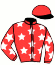 casaque portée par Bachelot T. jockey du cheval de course MRIRA (FR), information pmu ZETURF