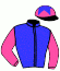 casaque portée par Besnier H. jockey du cheval de course OUT OF THIS WORLD (FR), information pmu ZETURF