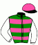 casaque portée par Armand L. jockey du cheval de course NEW ADELE, information pmu ZETURF